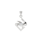 Load image into Gallery viewer, 0.47 CT Lab-Grown Diamond Twisted Pendant Necklace | Solid Gold | Modern Elegant Design