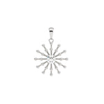 Load image into Gallery viewer, 0.47 CT Lab-Grown Diamond Unique Floral Pendant Necklace | IGI Certified | Elegant Design