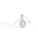 Load image into Gallery viewer, 0.47 CT Lab-Grown Diamond Leaf Pendant Necklace | Solid Gold | Elegant Nature-Inspired Design