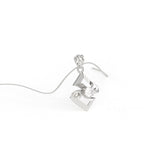 Load image into Gallery viewer, 0.47 CT Lab-Grown Diamond Twisted Pendant Necklace | Solid Gold | Modern Elegant Design