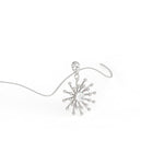 Load image into Gallery viewer, 0.47 CT Lab-Grown Diamond Unique Floral Pendant Necklace | IGI Certified | Elegant Design