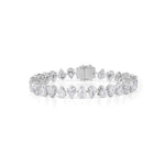 Load image into Gallery viewer, Tennis Pear-Shaped Diamond Bracelet – Bold, Elegant & Ethical