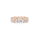 Load image into Gallery viewer, 2.30 CT Marquise & Round Lab-Grown Diamond Half Eternity Ring | IGI Certified