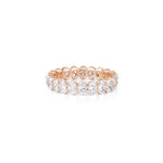 Load image into Gallery viewer, 2.80 CT Lab-Grown Oval Diamond Full Eternity Ring | IGI Certified
