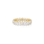Load image into Gallery viewer, 2.80 CT Lab-Grown Oval Diamond Full Eternity Ring | IGI Certified