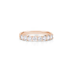 Load image into Gallery viewer, 0.70 CT Lab-Grown Round Diamond Half Eternity Ring | IGI Certified
