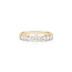 Load image into Gallery viewer, 0.70 CT Lab-Grown Round Diamond Half Eternity Ring | IGI Certified