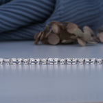 Load image into Gallery viewer, 4.60 CTW Marquise & Round Diamond Tennis Bracelet – Lab‑Grown in Solid Gold