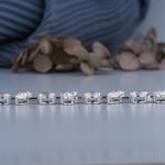 Load image into Gallery viewer, 13.40 CTW Luxe Harmony Diamond Tennis Bracelet – Lab‑Grown in Solid Gold