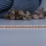 Load image into Gallery viewer, 4.15 CTW Round Diamond Four‑Prong Tennis Bracelet – Lab‑Grown in Solid Gold