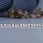 Load image into Gallery viewer, 4.15 CTW Round Diamond Four‑Prong Tennis Bracelet – Lab‑Grown in Solid Gold