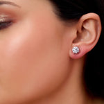 Load image into Gallery viewer, Round Lab-Grown Diamond Stud Earrings (0.50–10.00 CTW) – 4‑Prong, IGI Certified