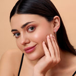 Load image into Gallery viewer, 0.22 Ctw Round Diamond Huggie Hoop Earrings in 10K/14K/18K Gold (White, Yellow, Rose)