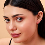 Load image into Gallery viewer, 0.22 Ctw Round Diamond Huggie Hoop Earrings in 10K/14K/18K Gold (White, Yellow, Rose)