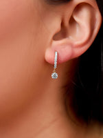 Load image into Gallery viewer, 0.98 Ctw Round Diamond Dangle Drop Earrings in 10K/14K/18K Gold (White, Yellow, Rose)