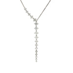 Load image into Gallery viewer, 8.00 CT Round Diamond Y-Style Necklace | Lab-Grown | Elegant Drop Design in Solid Gold