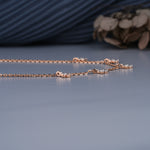 Load image into Gallery viewer, 0.30 CT Lucky Clover Diamond Necklace | Lab-Grown | 20-Stone Floral Charm in Solid Gold