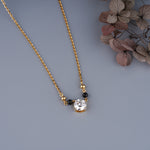 Load image into Gallery viewer, 1 Carat Solitaire Diamond Mangalsutra in IGI Certified (10K/14K/18K)