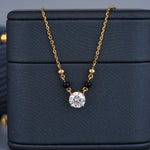 Load image into Gallery viewer, 1 Carat Solitaire Diamond Mangalsutra in IGI Certified (10K/14K/18K)