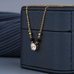 Load image into Gallery viewer, 1 Carat Solitaire Diamond Mangalsutra in IGI Certified (10K/14K/18K)