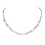 Load image into Gallery viewer, 12.40 CT Round & Marquise Diamond Statement Necklace | Lab-Grown | Solid Gold Luxury