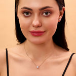 Load image into Gallery viewer, Solitaire Round Diamond Pendant Necklace – Lab-Grown | 0.25 to 5.00 CT | 10K 14K 18K Gold