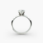 Load image into Gallery viewer, Heart Lab-Grown Diamond Knife-Edge Five-Prong Engagement Ring | Romantic Solitaire | IGI Certified | 10K/14K/18K Gold