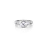 Load image into Gallery viewer, Halo Lab Grown Diamond Engagement Ring – 1.20 ct | IGI Certified