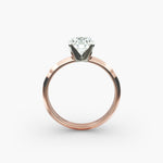 Load image into Gallery viewer, Round Lab Grown Diamond Solitaire Ring | 1.00–5.00 Carat | Classic Band | IGI Certified | 10K/14K/18K Yellow, White, Rose Gold