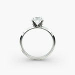 Load image into Gallery viewer, Round Lab Grown Diamond Solitaire Ring | 1.00–5.00 Carat | Classic Band | IGI Certified | 10K/14K/18K Yellow, White, Rose Gold