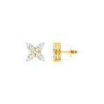 Load image into Gallery viewer, Marquise Lab-Grown Diamond Earrings 0.88 CTW – 8 Stones | Screw Back | 10K, 14K, 18K White, Yellow & Rose Gold | IGI Certified