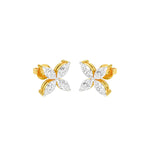 Load image into Gallery viewer, Marquise Lab-Grown Diamond Earrings 0.88 CTW – 8 Stones | Screw Back | 10K, 14K, 18K White, Yellow & Rose Gold | IGI Certified