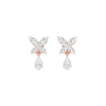 Load image into Gallery viewer, Marquise & Pear Lab-Grown Diamond Dangle Drop Earrings 0.92 CTW – 10 Stones | 10K, 14K, 18K White, Yellow & Rose Gold | IGI Certified