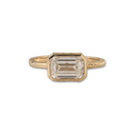 Load image into Gallery viewer, Ready-to-Ship 2.00 CT Emerald Solitaire Diamond Engagement Ring in 14K Yellow Gold