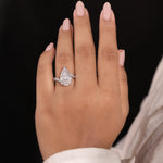 Load image into Gallery viewer, Ready-to-Ship 5.70 CT Pear Diamond Solitaire Engagement Ring in 14K Yellow Gold