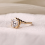 Load image into Gallery viewer, Ready-to-Ship 1.75 CT Round Brilliant Solitaire Lab-Grown Diamond Ring in 14K Yellow Gold (2.90g)