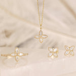 Load image into Gallery viewer, Milgrain Marquise Lab-Grown Diamond Earrings 0.49 CTW – 8 Stones | 10K, 14K, 18K Gold | IGI Certified