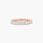 Load image into Gallery viewer, Lab Grown Diamond Eternity Band Ring | 0.50 to 2.00 CTW | Round Cut Full Eternity Style