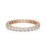 Load image into Gallery viewer, 1.12 CT Round Lab Grown Diamond Eternity Band | 28 Stones | 10K, 14K & 18K Gold