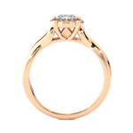 Load image into Gallery viewer, 0.83 Carat Vintage Style Lab-Grown Round Diamond Ring | Timeless Elegance