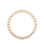 Load image into Gallery viewer, 1.04 CT Round Lab Grown Diamond Prong Set Eternity Band | 30 Stone Gold Ring
