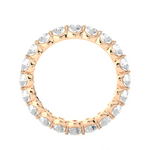 Load image into Gallery viewer, 2.03 CT Round Lab Grown Diamond Bar Set Eternity Band | 20 Stone Gold Ring