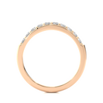 Load image into Gallery viewer, 0.40 CT Round Cut Lab Grown Diamond Prong Set Band 10 Stone IGI Certified