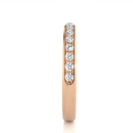 Load image into Gallery viewer, 0.35 CT Round Cut Lab Grown Diamond Prong Set Band 16 Stone IGI Certified
