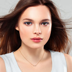 Load image into Gallery viewer, 0.39 CT Lab-Grown Diamond Infinity Pendant Necklace | Solid Gold | 25 Round Diamonds