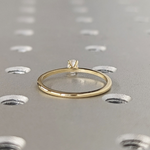 Load image into Gallery viewer, Oval Lab Grown Diamond Ring | 0.30 Carat | Dainty Solitaire | 10K/14K/18K Yellow Gold