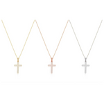 Load image into Gallery viewer, Lab-Grown Diamond Cross Pendant in Solid Gold – Christian Jewelry Gift for Women