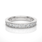 Load image into Gallery viewer, 1.12 CT Round Cut Lab Grown Diamond Eternity Band 19 Stone IGI Certified