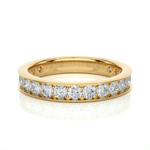 Load image into Gallery viewer, 1.12 CT Round Cut Lab Grown Diamond Eternity Band 19 Stone IGI Certified