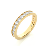 Load image into Gallery viewer, 1.12 CT Round Cut Lab Grown Diamond Eternity Band 19 Stone IGI Certified